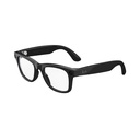 Ray-Ban Meta (Gen 1), Wayfarer, Large Shiny Black | Smart AI Glasses for Men, Women. 12 MP Ultra-Wide Camera, Open-Ear Speakers for Audio, Video Recording and Bluetooth. Clear Lenses. Wearable Tech.