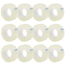 OWLKELA 12 Rolls Transparent Tape Refills, Clear, 0.7" x 1000"