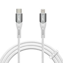boAt Type C to Lightning Cable for 27W Fast Charging | 480 Mbps Data Transfer | 1.2 m (3.9 ft) Perfect Cable Length | Premium Nylon Braiding | Durable & Tangle-Free | With Silicon Tie (Arctic White)