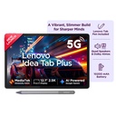 Lenovo Idea Tab Plus with Pen |Wifi + 5G|12.1" 2.5K Display, 800nits Peak Brightness|12GB RAM + 256GB ROM (Expandable upto 2TB)|MediaTek Dimensity 6400| 10200mAh|4 Speakers with Dolby Atmos| Luna Grey