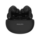 PHILIPS TAT1269 True Wireless in-Ear Earbuds with Mic, 13mm Drivers, Bluetooth 5.4, 40H Playtime, IPX5, Fast Charging, TouChannel Controls, Voice Assistant, Mono Mode, LED Indicator (Deep Black)