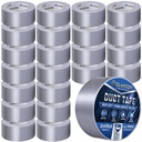 Oleitodh Silver Duct Tape Bulk, 2 Inches x 30 Yards, 22 Pack