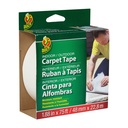 Duck Brand Indoor/Outdoor Carpet Tape, 1.88-Inch x 75 Feet, White, 1 Roll