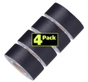 Gaffer Power Mini Gaffer Tape, Black, 1 Inch x 8 Yards, 4 Pack