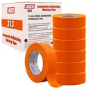 LAUCO Orange Masking Tape 1.5 in x 60 Yd, 24 Rolls, Automotive Painting Tape, High Adhesion, Clean Removal for Auto Paint & Detailing 19541