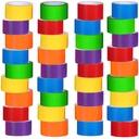 36 Rolls Colored Duct Tape Bulk 10 Yards x 2 Inch Rainbow Heavy Duty Waterproof Colorful Duck Tape for DIY Craft Art Packaging Color-Coding Home School Office(Multi Colors)