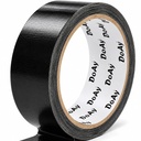 Black Duct Tape - Heavy Duty Waterproof Tape 1.88 Inch Wide - Strong Adhesive, Extra Thickness, Tear by Hand - Great for Indoor & Outdoor Use, Moving Boxes, Repairs - 45 Ft