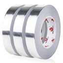 BOMEI PACK 3 Pack Aluminum Foil Tape,1 Inch x 55 Yds, Aluminum Duct Tape,High Temperature Silver Duct Tape,Perfect for Sealing & Patching,HVAC,Air Ducts,Insulation and Metal Repair