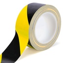 Black Yellow Duct Tape, 2 in x 120 ft, High Visibility