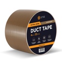 GTSE Brown Duct Tape, 4 in x 55 yd (164 ft), Heavy Duty Waterproof Repair