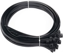 SCHOFIC Cable Zip Ties Heavy Duty 450 MM [Size 18 INCH], Ultra Strong Plastic [Polyamide] Wire Ties with 49 Pounds Tensile Strength, Nylon Tie Wraps with 4.8 MM Width (25, BLACK)