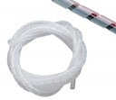 12mm X 5 Meter Cable Protector Sleeve Spiral Wire Sleeve Cable Wrap Polyethylene for Robotics Machinery and 3D Printer CNC Machine Computer PC TV or Electric Wires Used for Commercial (5 mtr White)