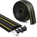 HASTHIP® 6.56ft Floor Cable Cover with 3 Channels, Cord Covers for Wires