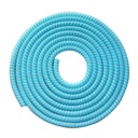 iTronix 1.4 Meter Spiral Cable Protector for All iPhone/Android Mobile Charging Cables (Pack of 1) (Sky Blue)