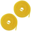 Florican Full Size 1.4 Meter (2 Pcs) Spiral Cable Protector Suitable for All iPhone/Android Mobile Charging Cables (Yellow)