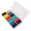 REES52 Assorted 280Pcs Colorful Heat Shrinkable Tubing Wire Cable Sleeve 8 Sizes