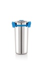 STEELLOCK Stainless Steel Tumbler/Glass, Leak-Proof with All-Steel Clip Lock Lid, Extra Clamp, Silicone Ring Seal, Zero Plastic Contact, Ideal for Office, Gym, Travel (450ml)