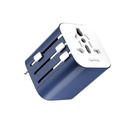 Lifelong Electronics 10A Universal Travel Adapter All in One | 2500W Heavy Duty Power | 180+ Countries - Europe/US/UK/AU/Asia etc. | 9-Hole International Worldwide Socket Accessories (Latest Launch)