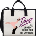XYANFA Dance Moive Inspired Shopping Bag Dance lover gift 80s Movie Tote Bag