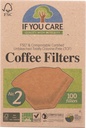 If You Care FSC Unbleached No 2 Coffee Filters, 100 Count