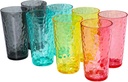 BPA-Free Plastic Tumblers 8 Pack (8x22oz) | Reusable Dishwasher Safe | Stackable Shatterproof Cups | Plastic Drinkware & Drinking Tumblers for Restaurant, Home, Party