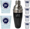 R and R Imports Jackson State University Officially Licensed Collegiate Barware Set – 7-Piece Cocktail & Whiskey Glass Gift Pack