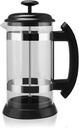 Liudan Coffee Pot Coffee Kettle Stainless Steel Glass Teapot Coffee Tea Percolator Filter Press Plunger 1000ml Manual Coffee Espresso Maker Pot Coffee Kettle (Color : Black)