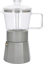 La Cafetière Verona Glass Espresso Maker, Latte, 6 Cup, Gift Boxed