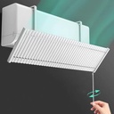 Louvers Air Conditioning Windshield Anti-Direct Blowing Air Deflector, Foldable Air Conditioner Deflector for Home/Room/Office