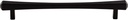Serene Juliet 7 9/16" Center Bar Pull Finish: Black