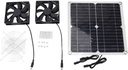 Solar Operated Ventilation Fan Kit 14W | 12V Low Voltage Motor for Secure Use | Vent Fan for Home/Kitchen/Bathroom | Quiet & Efficient