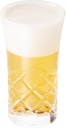 東洋佐々木ガラス Toyo Sasaki Glass Beer Glass Cresta Bite Beer 4.2 fl oz (125 ml), Made in Japan, Dishwasher Safe, Glass Cup, Sake Cup, Sake Glass, B-30106-C624-JAN-P