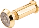 Prime-Line U 9891 Door Viewer, 1/2 In. x 200-Degree, Solid Brass Housing, Glass Lens is U.L. Listed, Polished Brass Finish (Single Pack)