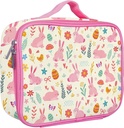 Bunny Insulated Lunch Box for Girls Boys, Rabbit Kids Lunch Bags for Toddler School Work Office Travel Picnic Waterproof Leakproof Portable