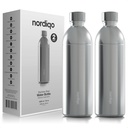 Premium 43 oz Stainless Steel Bottle - Compatible with Aarke Carbonator 3 | Dishwasher Safe | No Expiration Date | Leak Proof | BPA-Free | Extra thick single steel