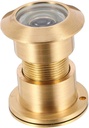 TEHAUX Brass Wide Angle Door Viewer with Heavy Duty Privacy Cover Clear High Definition Peephole for Front Door Fits Thick Doors Easy Installation for Home Office