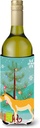 Caroline's Treasures BB9221LITERK Turkmenian Kulan Donkey Christmas Wine Bottle Hugger, Teal Bottle Cooler Sleeve Hugger Machine Washable Collapsible Insulator Beverage Insulated Holder