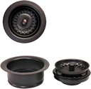 Premier Copper Products DC-1ORB Drain Combination Package for Double Bowl Kitchen Sinks, Oil Rubbed Bronze