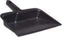 Rubbermaid Commercial Products 12.25, Heavy-Duty Dust Pan, Durable Plastic, Charcoal, Ideal for Industrial/Professional Debris Collection & Home Cleaning