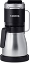 Keurig K-Duo Plus Coffee Maker, with Single Serve K-Cup Pod and 12 Cup Carafe Brewer, Black (12-Cup Thermal Carafe and 15 K-Cup Pods included)