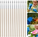 14 Pack Pollination Brush Set, Manual Pollinator Tool for Hydroponic Indoor Gardens, Plant Pollinating Brushes for Tomatoes Peppers Strawberries, Greenhouse Gardening Essential Kit
