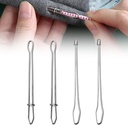 4 Pcs DIY Rope Threader Clip, 2025 New Threading Tool Sewing with Latch, Waist Band Insert Threaders, Easy Rope Threader Clips Sewing Tools, for Hoodies Shorts Sweatpants (4pcs)