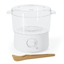 Quickly Heating Towel Warmer for Facials, Portable Towel Steamer That can Hold 8 Mini Wet Towels is a Timed Mini Towel Heater. Pure White