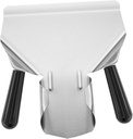 PRETYZOOM Stainless Steel French Fries Shovel and Kitchen Scoop Ergonomic Design for Easy Handling for Parties Buffets and Snacks and Lightweight Kitchen Gadget