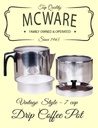 Cajun Classic McWare Vintage Style Non-Electric Drip Coffee Pot