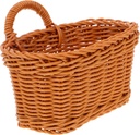 Luxshiny Woven Wall Basket for Kitchen Decorative Hanging Storage Basket for Organizing Keys and Items Space-saving Design for Wall Mounting and Home