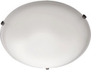 Maxim Malaga 4 Light 20 Inch Wide Flush Mount with Oil Rubbed Bronze Finish and Frosted Glass