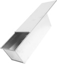 600g Metal Nonstick Toast Box Aluminium Alloy Bread Mold Lid for Baking Loaves Bread Baking Pan for Toasts and Sandwiches for Family Gatherings