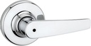 Kwikset 93001-890 Delta Privacy Bed/Bath Lever In Polished Chrome