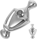 DOITOOL Front Door Knocker with Peephole Viewer Zinc Alloy Door Hardware for Home Security Easy Installation Ergonomic Design 5.74X2.99 Inches